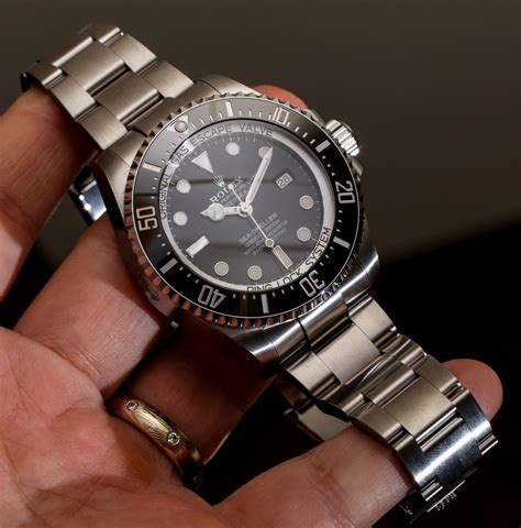 rolex deepsea black dial price